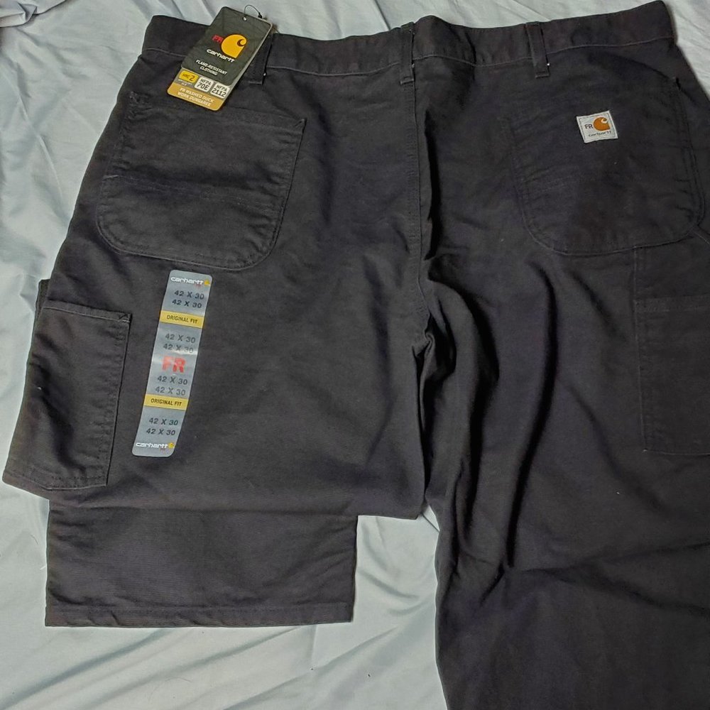 Black Carhartt FR Pants - 42 x 30